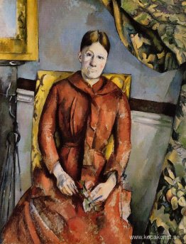 Madame Cezanne i en gul stol