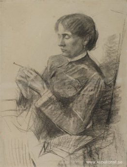 Porträtt av Madame la Comtesse Adèle de Toulouse Lautrec