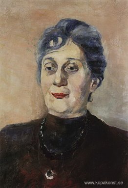 Porträtt av poeten Anna Akhmatova