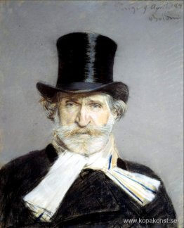 Porträtt av Guiseppe Verdi (1813-1901)