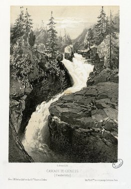 Cascade de Cérizet (Cauteretz (dvs. Cauterets))