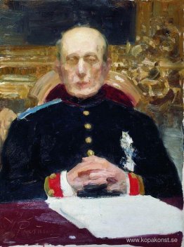 Porträtt av Konstantin Petrovich Pobedonostsev