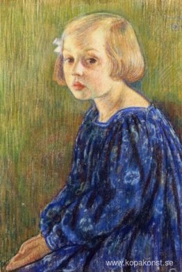 Porträtt av Elizabeth van Rysselberghe