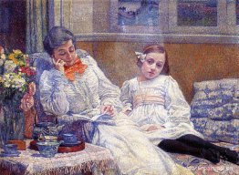 Madame Theo van Rysselberghe och hennes dotter