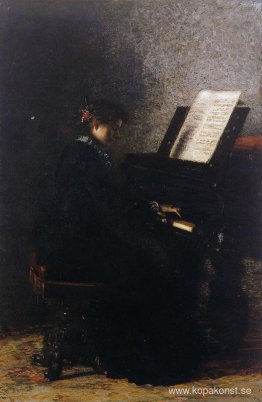 Elizabeth vid pianot