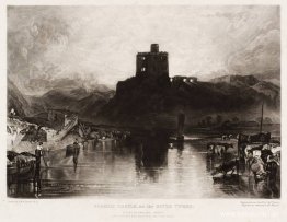 Norham Castle, vid floden Tweed (efter Joseph Mallord William Tu