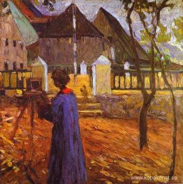 Gabriele Munter målar