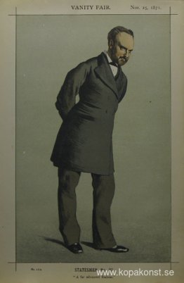 Karikatyr av Sir Charles Wentworth Dilke, 2nd Baronet PC