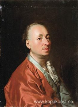 Porträtt av Denis Diderot