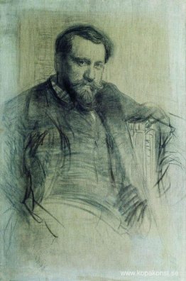 Porträtt av konstnären Valentin Serov