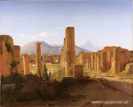 Forumet, Pompeji, med Vesuvius i fjärran