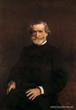 Porträtt av Guiseppe Verdi (1813-1901)