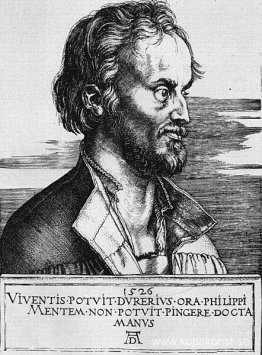 Porträtt av Philipp Melanchthon