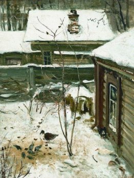 Gård. Vinter.