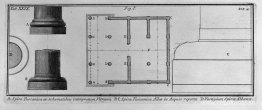 Fasad av templet Toscana (av Vitruvius, enligt Le Roy och Perrau