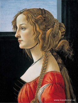 Porträtt av Simonetta Vespucci