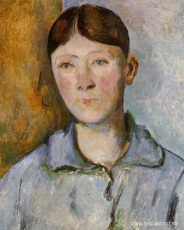 Porträtt av Madame Cezanne