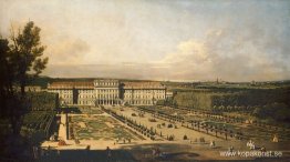 Kejserliga sommarpalatset Schönbrunn, trädgårdsfasad