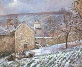 Snö på Hermitage, Pontoise