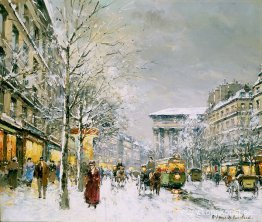 Boulevard de la Madeleine, Under snön