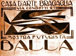 Affisch för "Casa d'Arte Bragaglia"