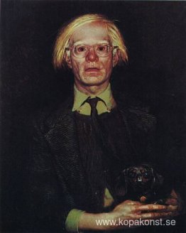 Porträtt av Andy Warhol