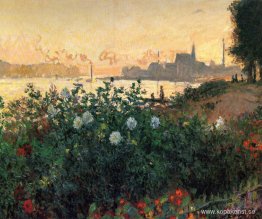 Argenteuil, blommor vid flodstranden