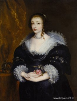 Porträtt av drottning Henrietta Maria