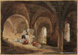 Crypt of Kirkstall Abbey (efter J.M.W. Turner)