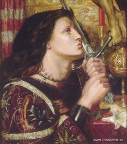 Jeanne d'Arc kysser befrielsens svärd