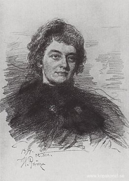 Porträtt av Zinaida Nikolayevna Gippius