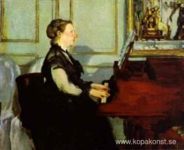 Madame Manet vid pianot