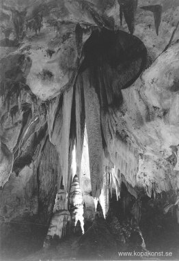 Onyxdraperier i Papoose Room, Carlsbad Caverns