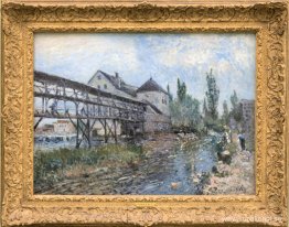 Vattenkvarn nära Moret av Alfred Sisley