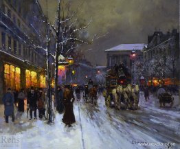 Boulevard de la Madeleine, vinter