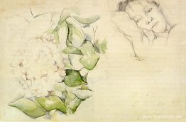 Madame Cezanne med Hortensias