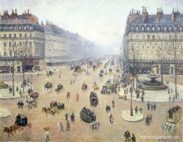 Avenue de l'Opera, Place du Theatre Francais. Dimmig