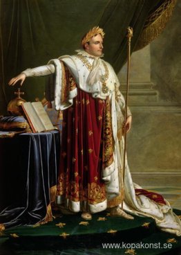 Napoleon I i kröningsdräkt