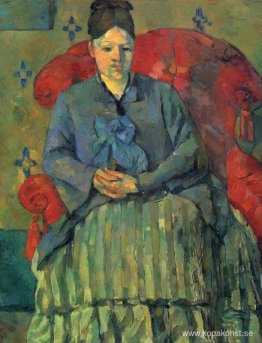 Porträtt av Madame Cezanne