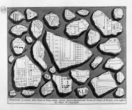 De romerska fornminnena, t. 1, Plåt V. Karta över antikens Rom o