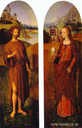 Johannes Döparen och Maria Magdalena. Vingar av en triptyk