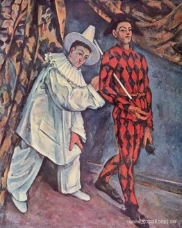 Pierrot och Harlequin (Mardi Gras)