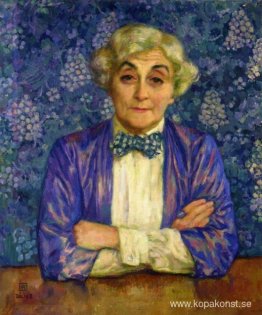 Madame van Rysselberghe i en ruta