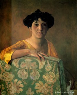 Porträtt av Gabrielle Vallotton