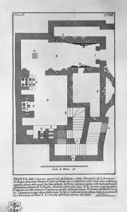 De romerska fornminnena, t. 2, skylt VIII. Inträde i gravkammare