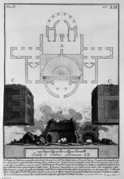 De romerska fornminnena, t. 2, Plåt LIX. Plan och höjd av fabrik