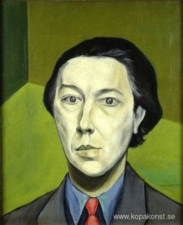 Porträtt av André Breton