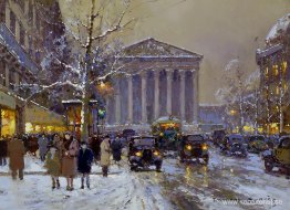 Rue Royale Madeleine, vinter