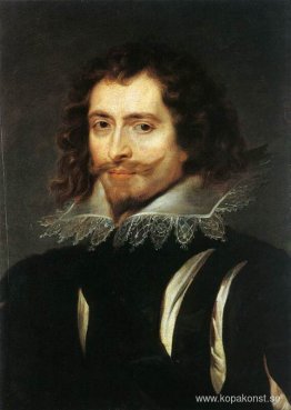 Porträtt av George Villiers, 1:e hertig av Buckingham