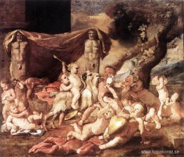 Bacchanal av Putti